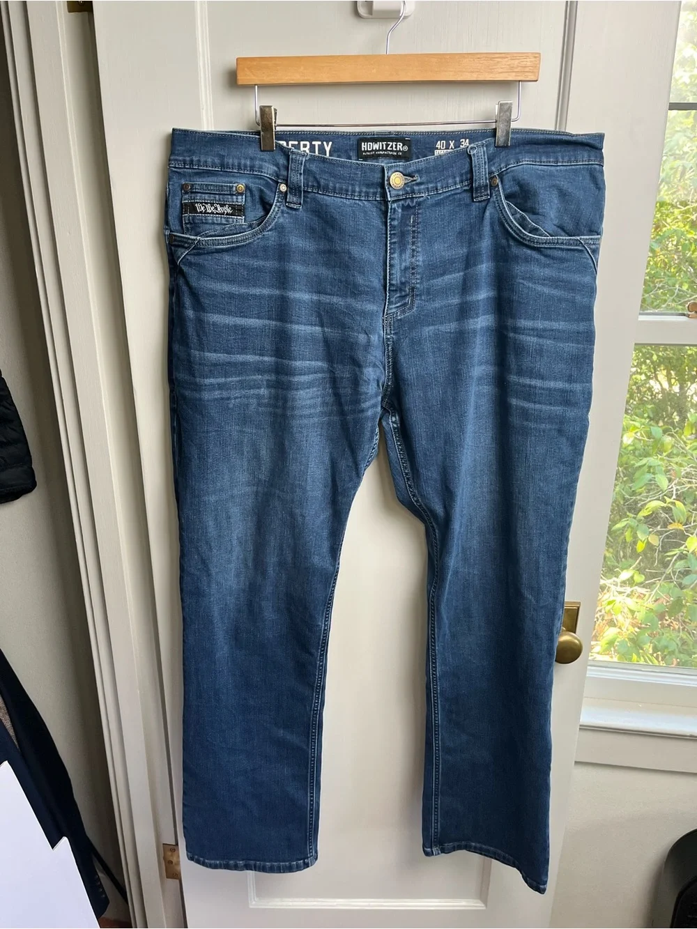 Howitzer Mens Liberty Jeans Size 40x34 Tactical Denim Relaxed Taper Stretch